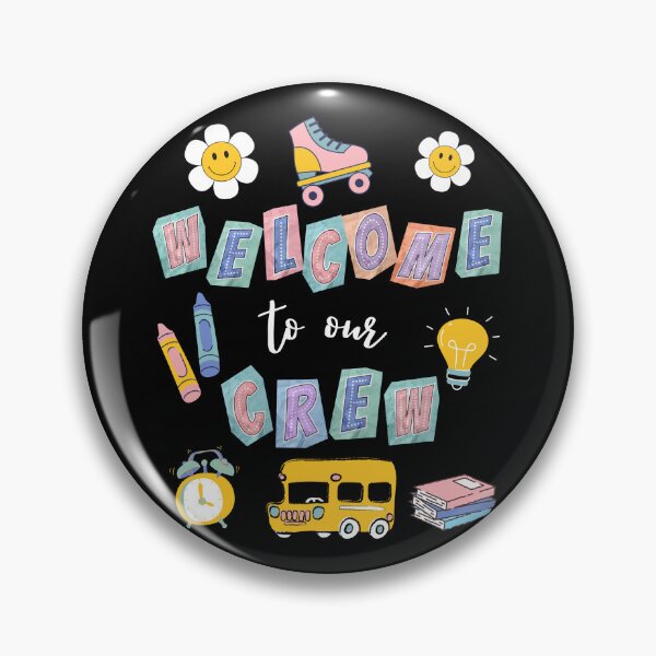 Item preview, Welcome to Our Crew Classroom Door public education public teacher school great present designed and sold by MotivaChic.