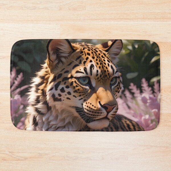 Item preview, Leopard in the Flowers designed and sold by CattoriHanzo.