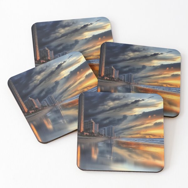 Item preview, Storm Approaching Beach Town designed and sold by DigiCre8.