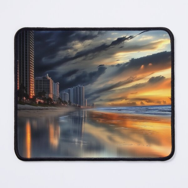 Item preview, Storm Approaching Beach Town designed and sold by DigiCre8.
