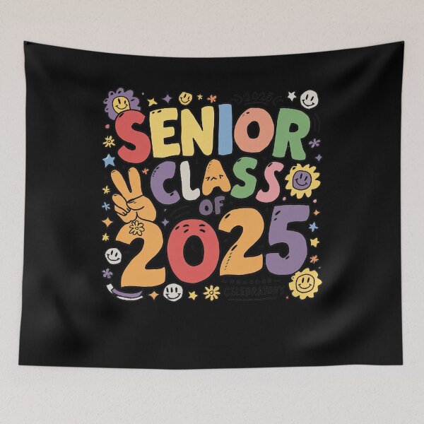 Item preview, Senior 2025 Class Of 2025 Seniors Graduation Retro Groovy designed and sold by teeturle.
