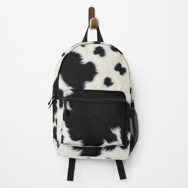 Item preview, Black Cowhide, Modern Cowhide Faux Leather, Cow Skin Print Pattern designed and sold by svarupa.