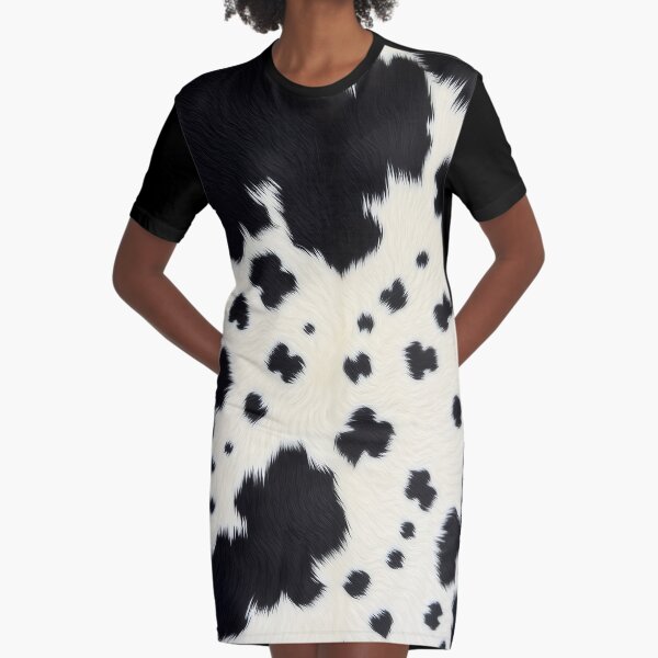 Vista previa del artículo con la obra «Piel de vaca negra, piel sintética de vaca moderna, estampado de piel de vaca», diseñado y vendido por svarupa.