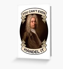Handel Pun Greeting Card