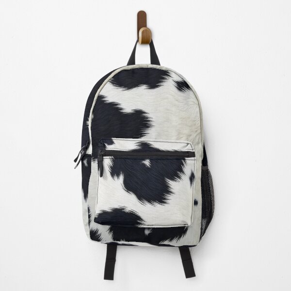 Item preview, Black Cowhide, Modern Cowhide Faux Leather, Cow Skin Print Pattern designed and sold by svarupa.