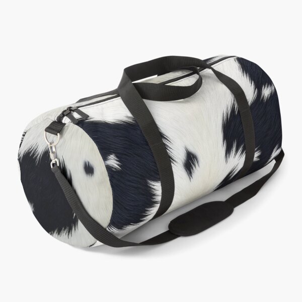 Item preview, Black Cowhide, Modern Cowhide Faux Leather, Cow Skin Print Pattern designed and sold by svarupa.