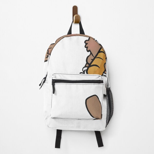 Item preview, Brown bunny chewing carrot designed and sold by Cute & Funny Hand-Drawn Prints | Happy Doodle Friends Shop.