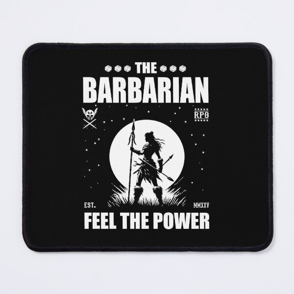 Item preview, Barbarian – Feel the Power. Barbarian Roleplaying Game designed and sold by RetroMaritalArt.