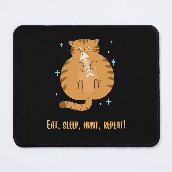Item preview, Eat, sleep, hunt, repeat! designed and sold by nomadwanderer.