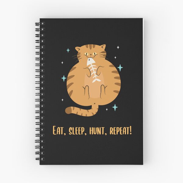 Item preview, Eat, sleep, hunt, repeat! designed and sold by nomadwanderer.