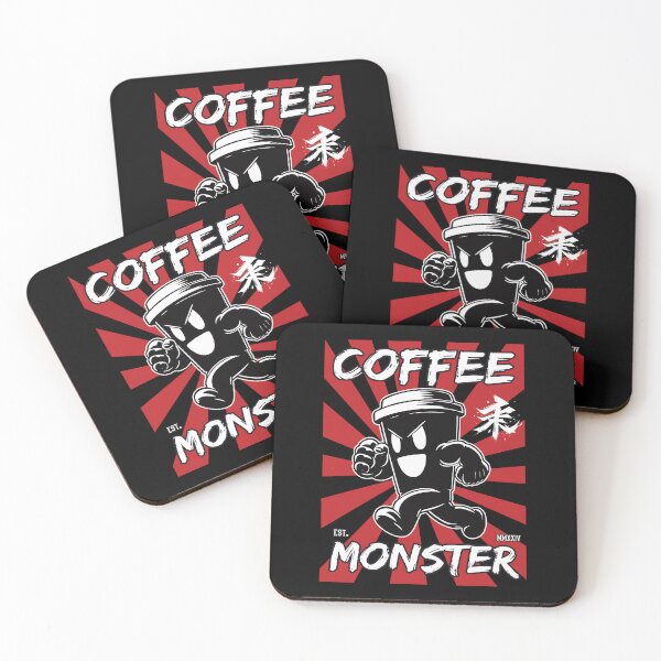 Item preview, Coffee Monster – For the Coffee Fan designed and sold by RetroMaritalArt.