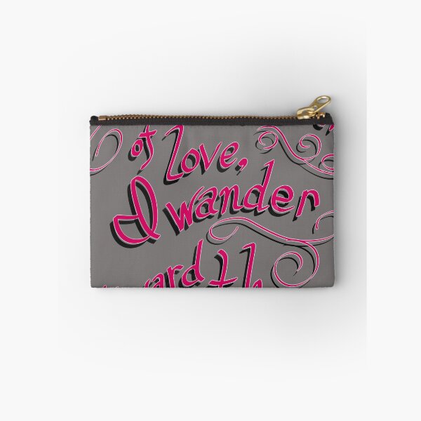 Item preview, In the Labyrinth of Love, I Wander Toward Thee – Romantic Typography Art designed and sold by Misplay Mastermind.