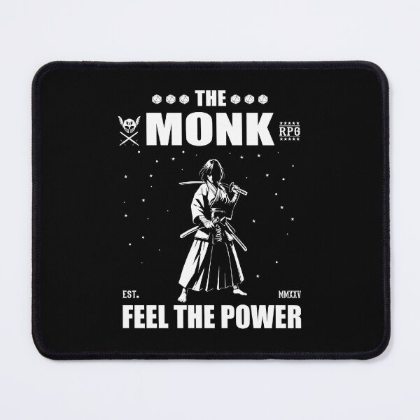 Item preview, The Monk – Feel the Power / Roleplayer Design designed and sold by RetroMaritalArt.