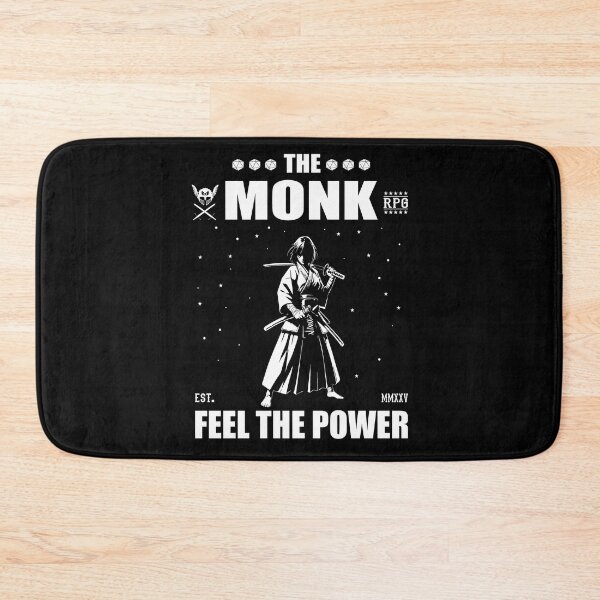 Item preview, The Monk – Feel the Power / Roleplayer Design designed and sold by RetroMaritalArt.