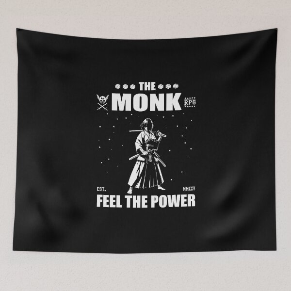 Item preview, The Monk – Feel the Power / Roleplayer Design designed and sold by RetroMaritalArt.