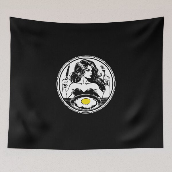Item preview, Fried egg & style – the perfect breakfast! designed and sold by RetroMaritalArt.