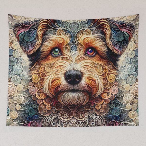 Item preview, Teddy Roosevelt Terrier Abstract designed and sold by Wags & Tails.