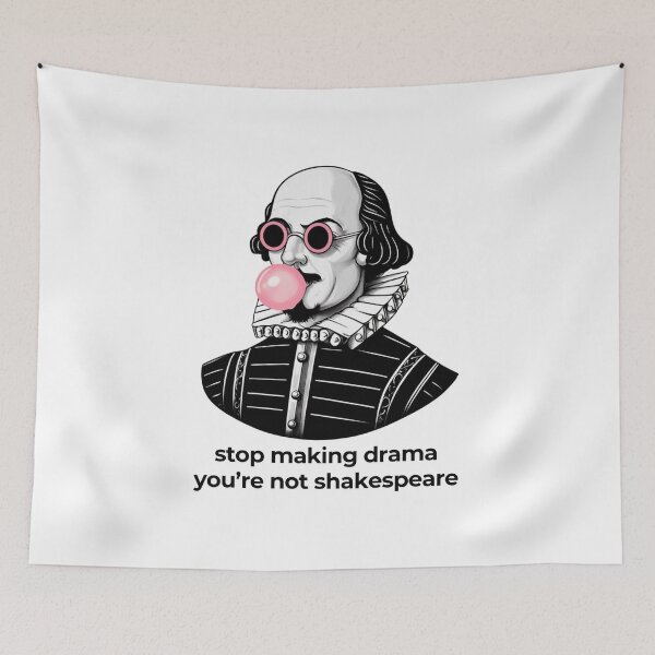 Item preview, Playful Shakespearean Figure | Funny Bubblegum  designed and sold by Colorful-Garden.