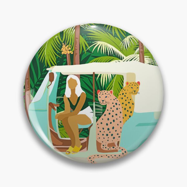 Item preview, Rikshaw ride with Javan leopards in Bali | Tropical Nature Jungle Bohemian Wildlife Travel designed and sold by 83oranges.com.