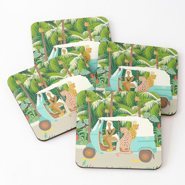 Item preview, Rikshaw ride with Javan leopards in Bali | Tropical Nature Jungle Bohemian Wildlife Travel designed and sold by 83oranges.com.