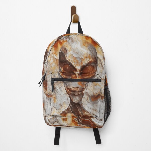 Item preview, Alien Skull Agate Art | Cosmic Stone Texture designed and sold by Nicholas Panek.