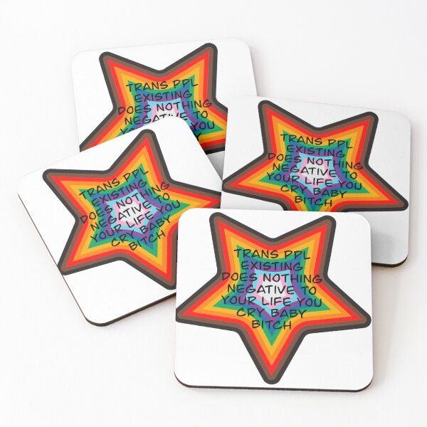 Item preview, Trans Ppl Exing Does Nothing Negative To Your Life You Cry Baby B LGBTQIA+ Star designed and sold by bitebackcobbc.