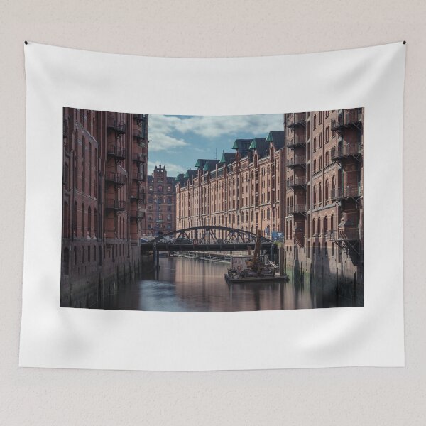 Item preview, Speicherstadt architecture in Hamburg, Germany designed and sold by WorldScenery.