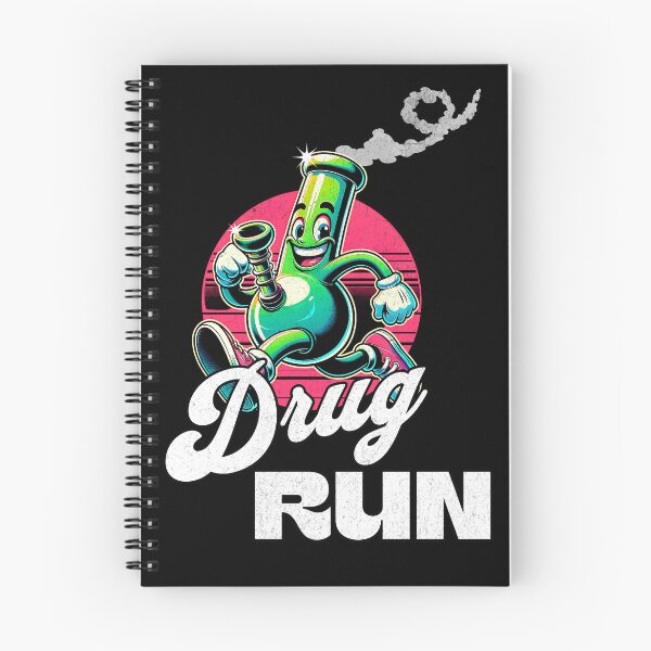 Item preview, Drug Run Funny Stoner Cartoon Design designed and sold by DarkSenseDesign.