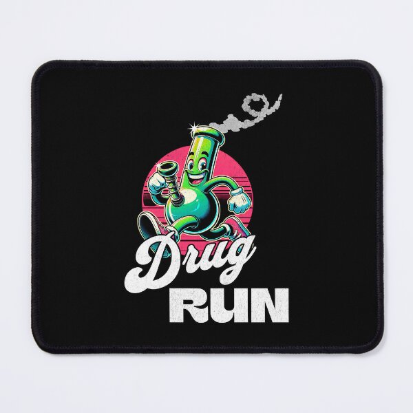 Item preview, Drug Run Funny Stoner Cartoon Design designed and sold by DarkSenseDesign.