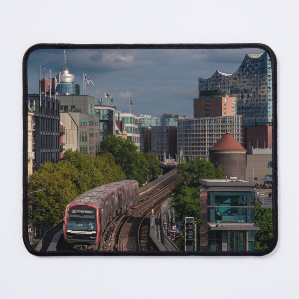 Item preview, View of the Railway Tracks at St. Pauli in Hamburg, Germany designed and sold by WorldScenery.