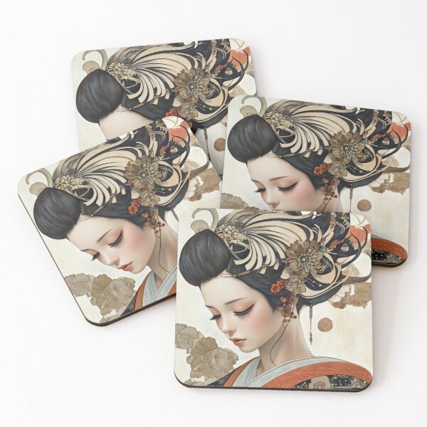 Item preview, Ornate Geisha 1 designed and sold by TinyRed SpiralArt.