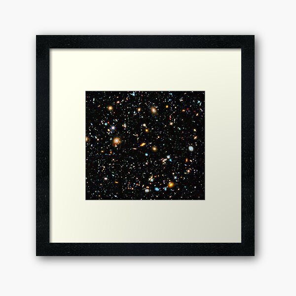 Hubble Extreme Deep Field Framed Art Print