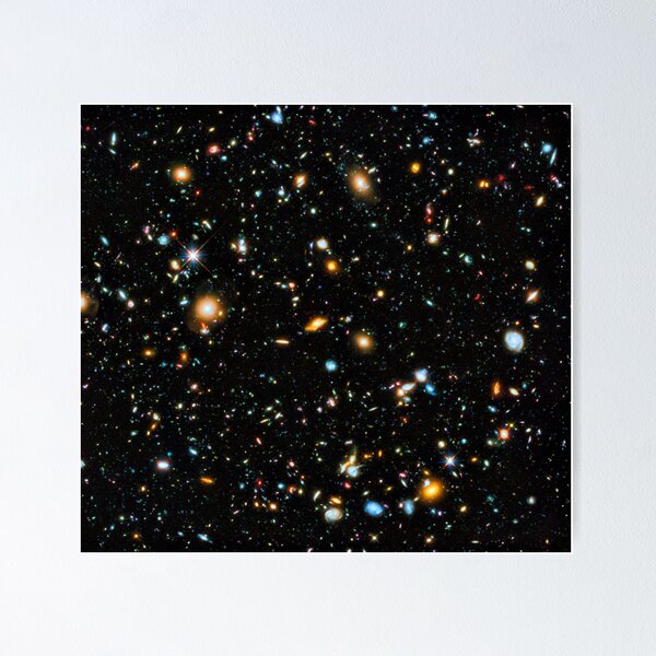 Item preview, Hubble extremes tiefes Feld designed and sold by Rockett Graphics.