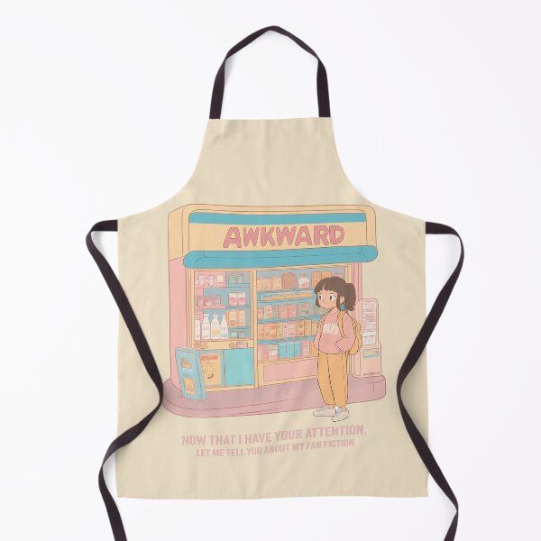 Item preview, Awkward Fan Fiction Moment - Anime Style Bookstore Scene designed and sold by TheSillySartor.
