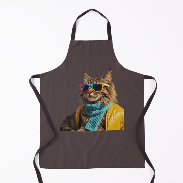 Item preview, Cool Cat Vibes – Trendy Hipster Cat with Sunglasses & Scarf | Stylish Design designed and sold by DigitalTouchArt Store.