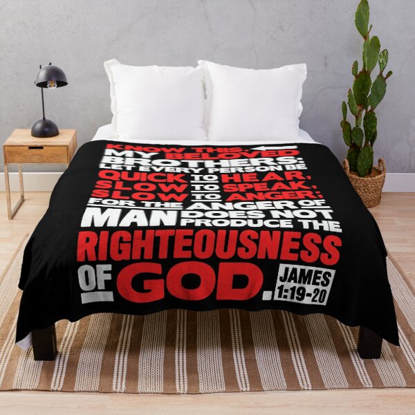 Item preview, James 1:19-20 Slow To Anger designed and sold by plushism.