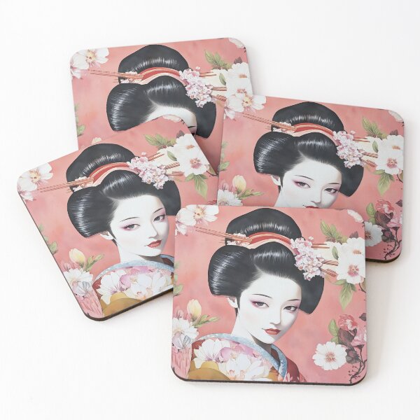 Item preview, Floral Geisha  designed and sold by TinyRed SpiralArt.