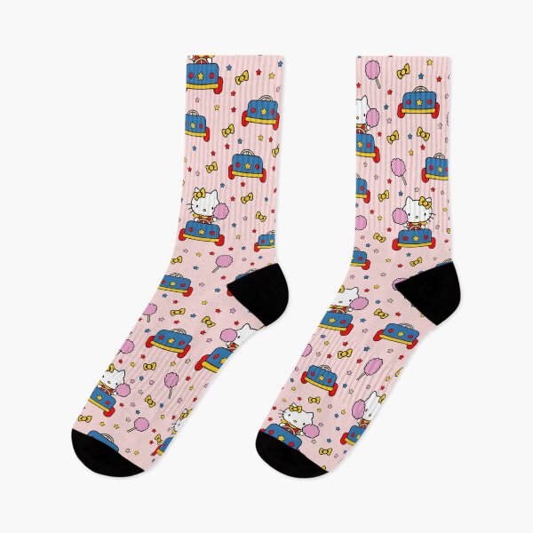 Item preview, Kitten in Car and Cotton Candy Pattern designed and sold by Quijote-.