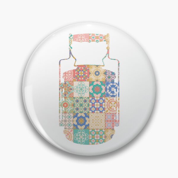 Item preview, Tiffin Carrier with Nyonya Tiles designed and sold by YoungLWorkshop.