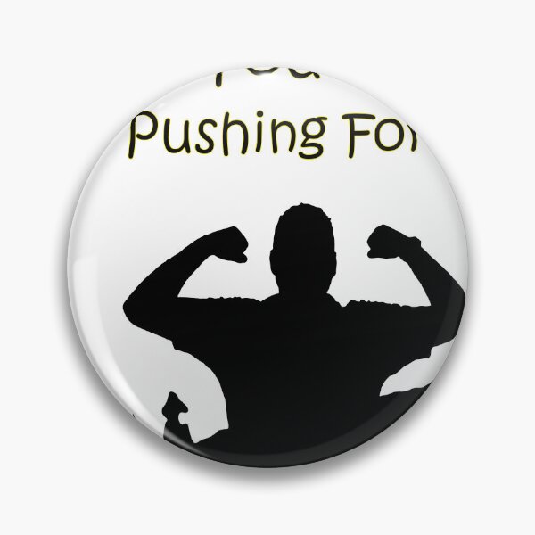 Item preview, Yes, You Can! Keep Pushing Forward - Motivational Fitness Quote designed and sold by World-Shop25.