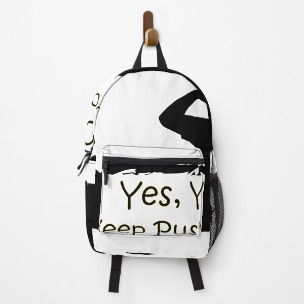 Item preview, Yes, You Can! Keep Pushing Forward - Motivational Fitness Quote designed and sold by World-Shop25.