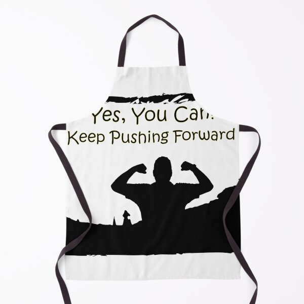 Item preview, Yes, You Can! Keep Pushing Forward - Motivational Fitness Quote designed and sold by World-Shop25.