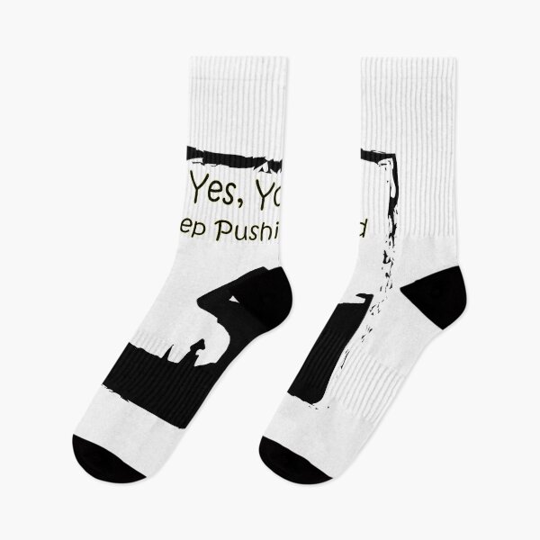 Item preview, Yes, You Can! Keep Pushing Forward - Motivational Fitness Quote designed and sold by World-Shop25.