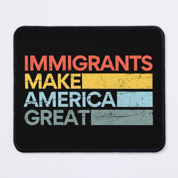 Item preview, Immigrants Make America Great Human Rights Support Retro designed and sold by masterdeer.