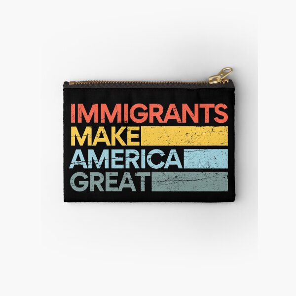 Item preview, Immigrants Make America Great Human Rights Support Retro designed and sold by masterdeer.