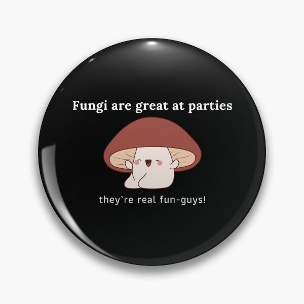 Item preview, Fungi are great at parties, they're real fun-guys! - cute food designed and sold by mimiscreativity.