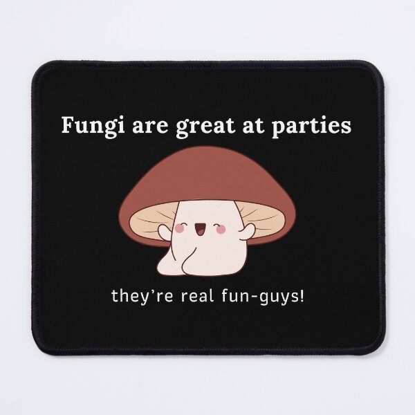 Item preview, Fungi are great at parties, they're real fun-guys! - cute food designed and sold by mimiscreativity.