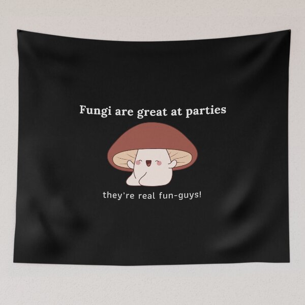 Item preview, Fungi are great at parties, they're real fun-guys! - cute food designed and sold by mimiscreativity.