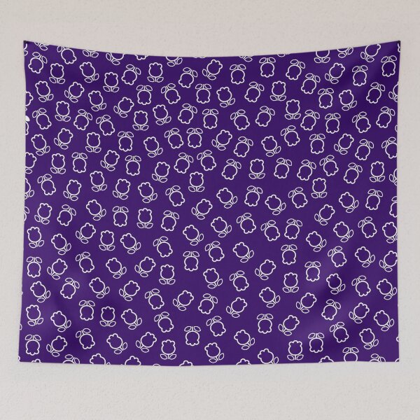 Item preview, Linear Pattern of White Tulips Flowers for Colorful Background designed and sold by Quijote-.