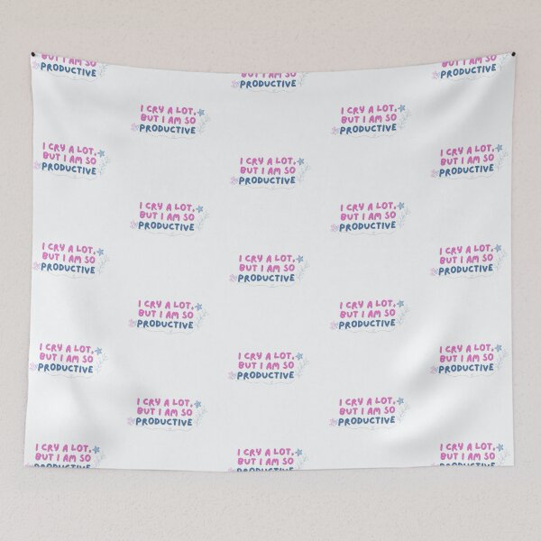 Item preview, I Cry A Lot, But I Am So Productive designed and sold by Fanverse Merchandise.